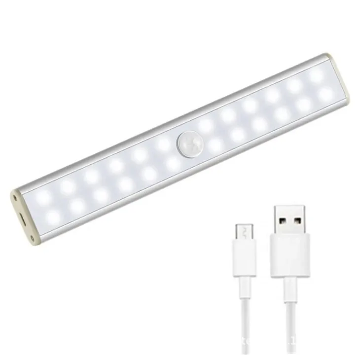 TAIKOO Rechargeable Wireless Touch Dimming Led Under Cabinet Motion Sensor Led Night Lights Strip Set With Remote