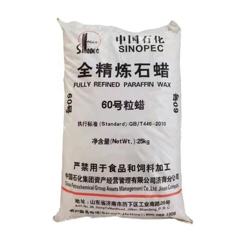 Wholesale High Quality 58# Fully Refined Paraffin Wax SINOPEC Easter Candles Wax,paraffin Wax Particles for Candle Making CN;GUA