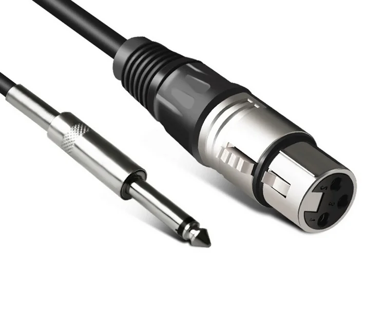 Professional Manufacturer of 6.35mm Male to 3P XLR Female Mono Cable