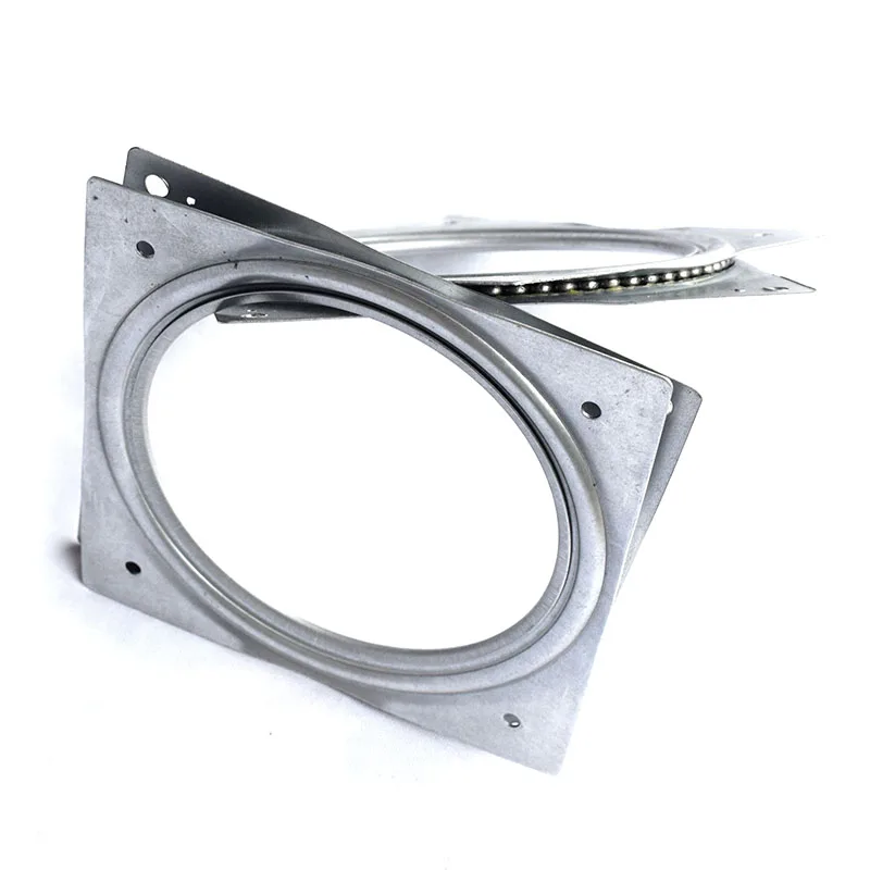 2021 Multi-size small size turntable ball bearing aluminum alloy swivel plate lazy susan
