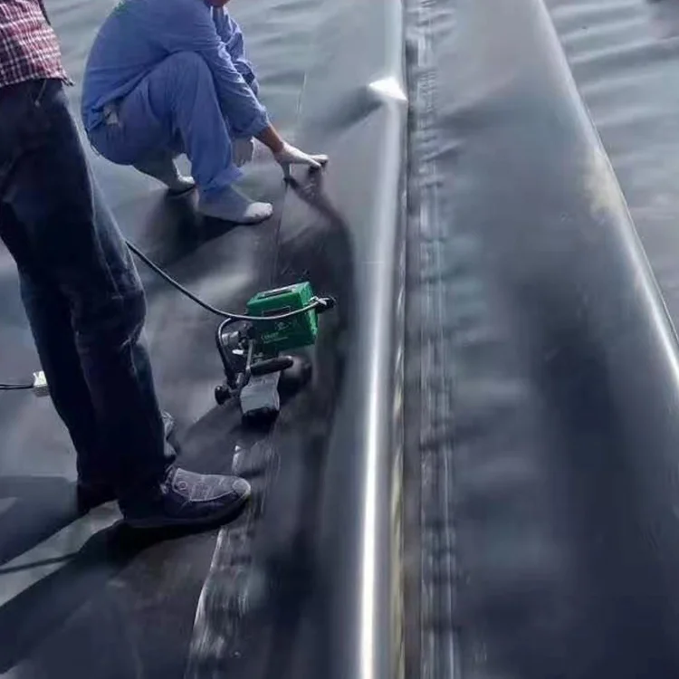 HDPE Plastic Pipe Welding Machine Easy Operation Good Welding Quality Geomembrane Plastic Film Welding