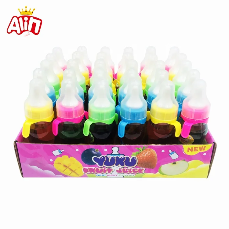 candy wholesale  flavor fruit  spray candy liquid food  Baby bottle sweet and sour juice