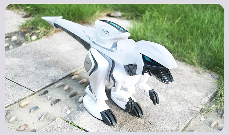 Caro IR Remote Control Intelligent Dinosaur G17 Infrared Touch Sensing RC Programming Bionic Stunt Robot Simulation Electric Toy