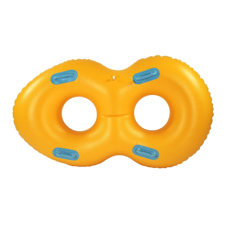 Round Inflatable Floating Ring Swimming Ring River Float Tubes With Handle