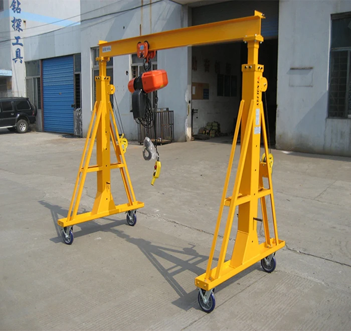 Customizable material handling equipment 500kg 1 2 3 5 ton electric mini mobile gantry crane
