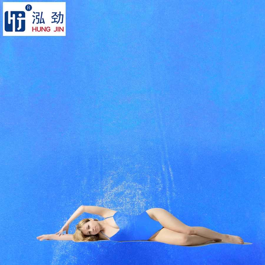 Free Sample 4 Way Stretch Polyester Spandex Shiny Digital Printing Swimming Suit Fabric