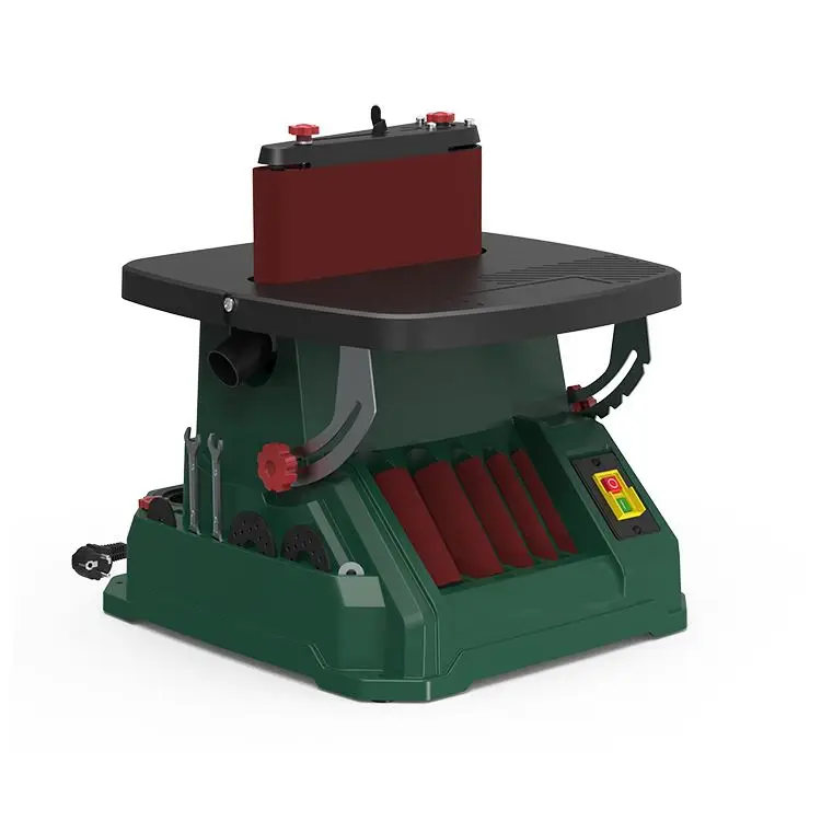 New Design Wood Sander Machine 230V Drum Belt Sander Oscillating Spindle Sander for Curved Surfaces