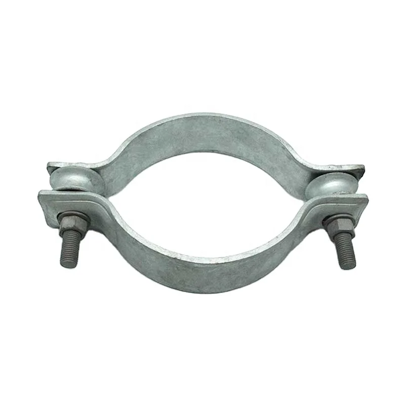 HDG Strain Clamp Pole Band Clamp used on transmission and distribution lines
