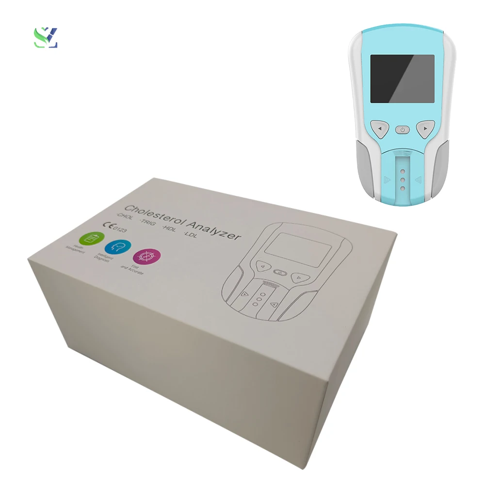 SZ Portable self-test Lipid Profile Meter Blood For Cholesterol Testing Machine Equipment Cholesterol Test Kit