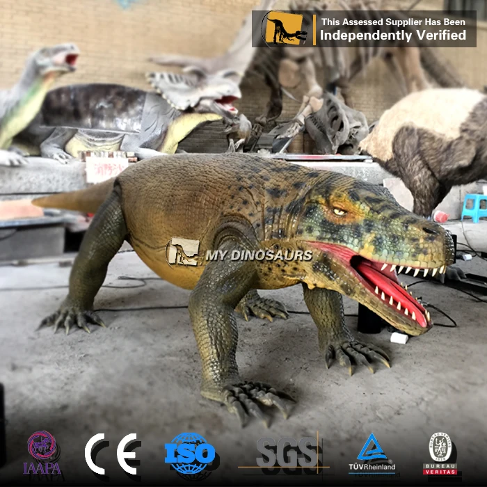 MYDINO Zoo Park Handmade 3D Fiberglass Crocodile Sculpture