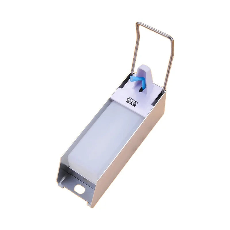 Manufacture Hot Sell Elbow Liquid Sanitizer Dispenser Hospital Used Elbow Soap Dispenser Metal