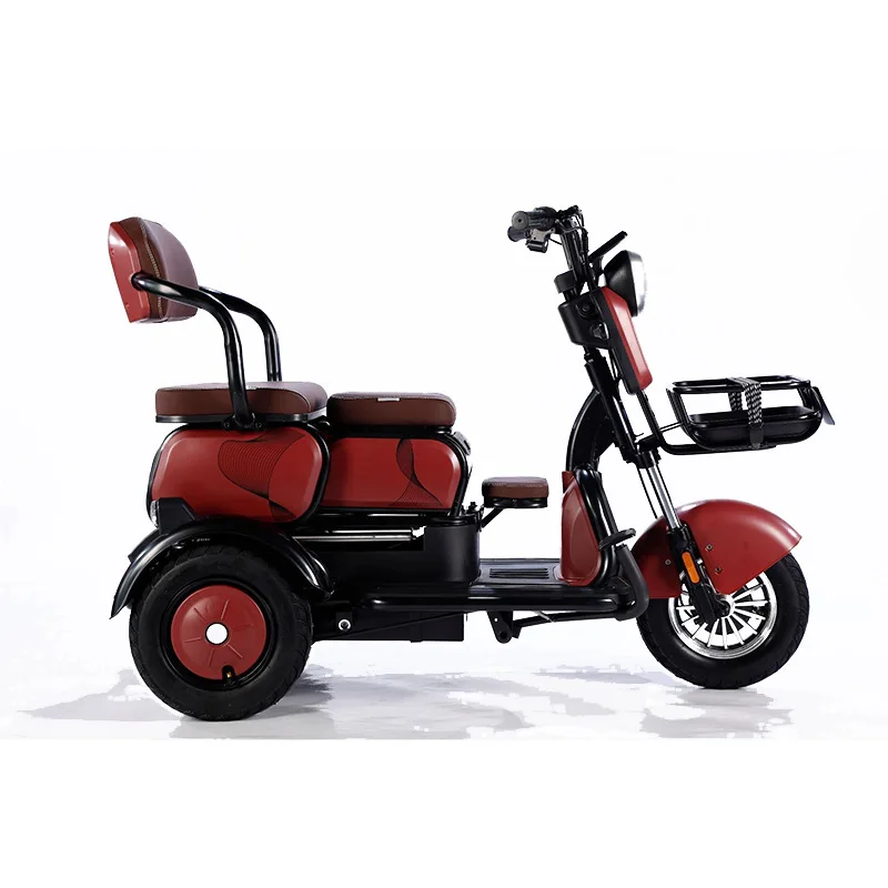 Продажа с завода трехколесный электрический велосипед открытым кузовом 600W-8000W моторизованный пассажир 60 В 48