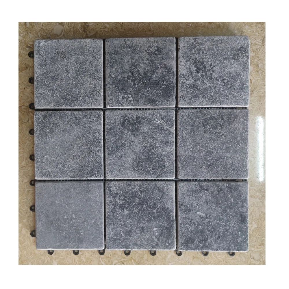 Оптовая цена простая установка для сада патио садовый настил с переплетением уличный из ДПК напольная плитка камня