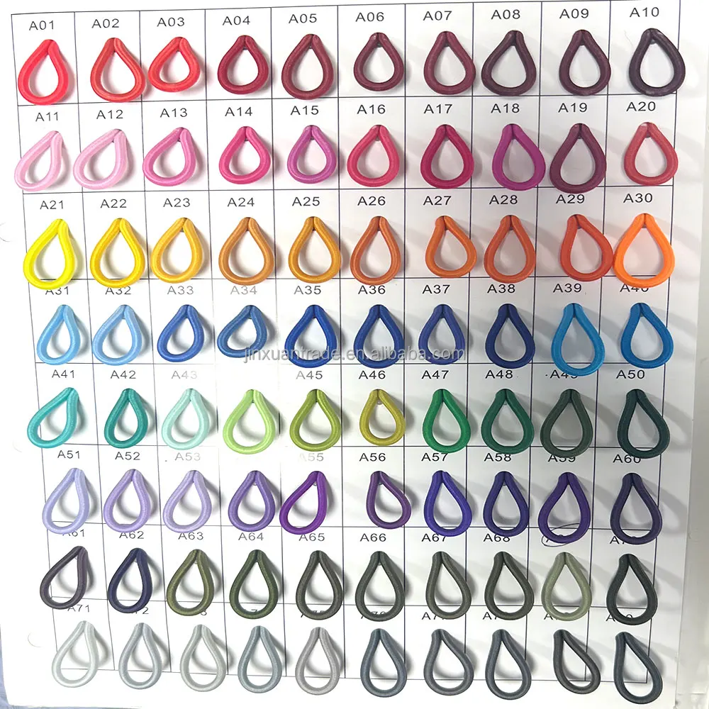 Wholesale 3mm Elastic Round Cord Stretch Rubber Rope 160Colors available Sell by Roll