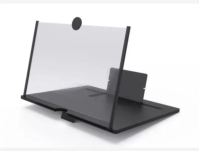 Mobile phone screen amplifier 10-inch 12-inch screen magnifying glass Ultra HD projection desktop bracket