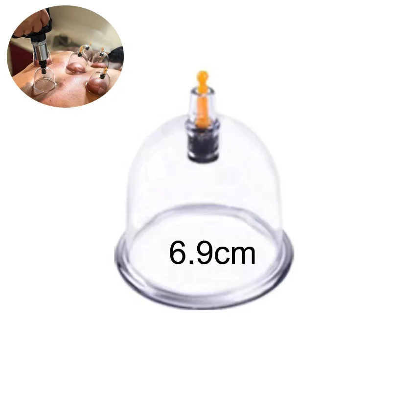 AH Good Quality PS Big/Middle/Small Size Hijama Massage Body Cupping Therapy Cups