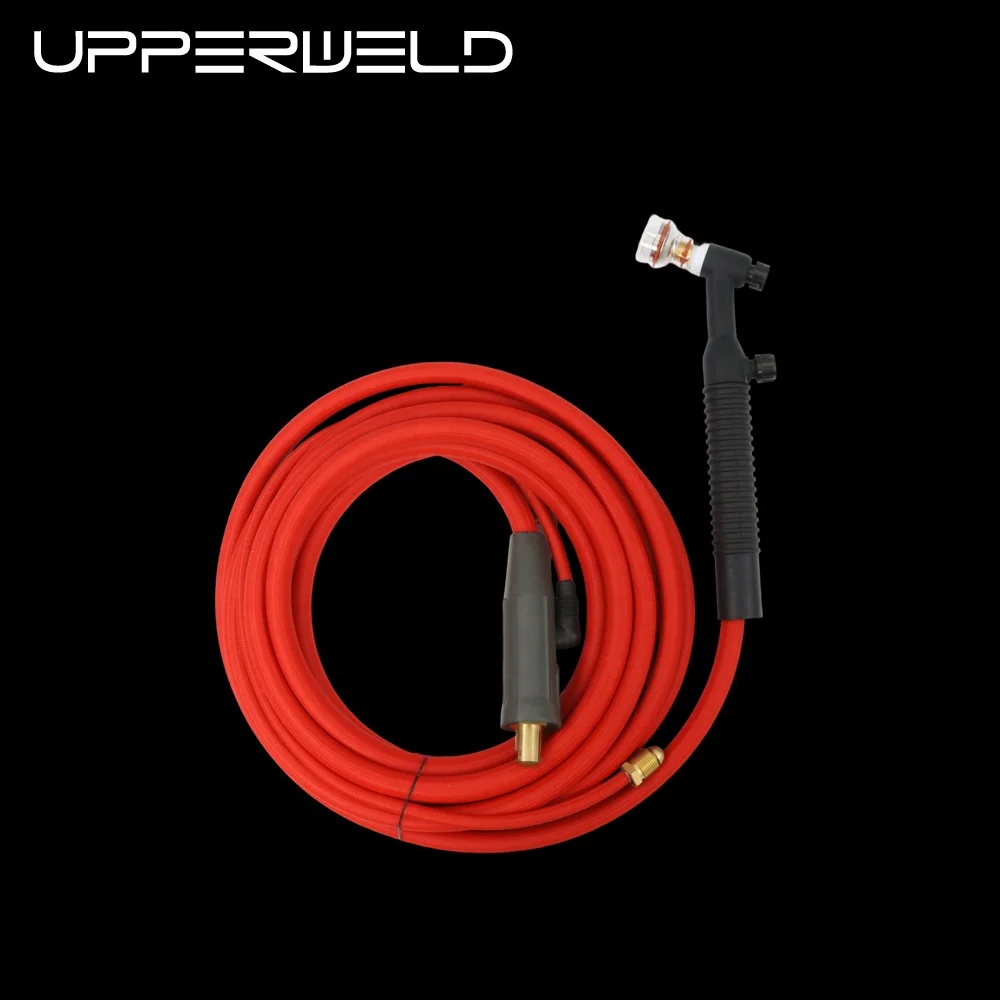 250AMP Air Cooled  Red WP26FV Argon TIG welding Torch with Clear nozzle Kit