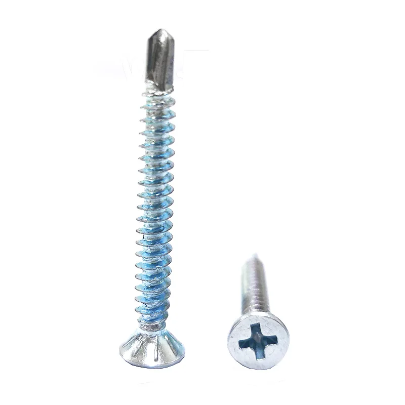 CSK countersunk head 3.5 x 13  16 19 25 galvanized zinc plated self drilling screws
