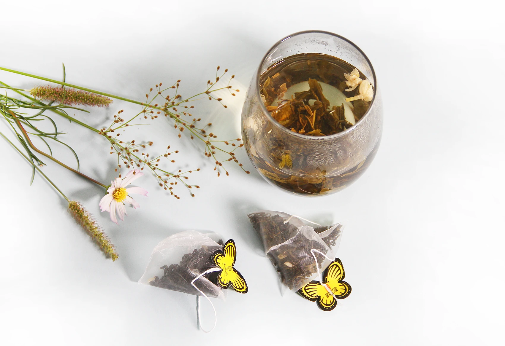 Jasmine Tea Songluo Green Tea Chinese green tea OEM package  in bulk support private label  Anhui , Huangshan
