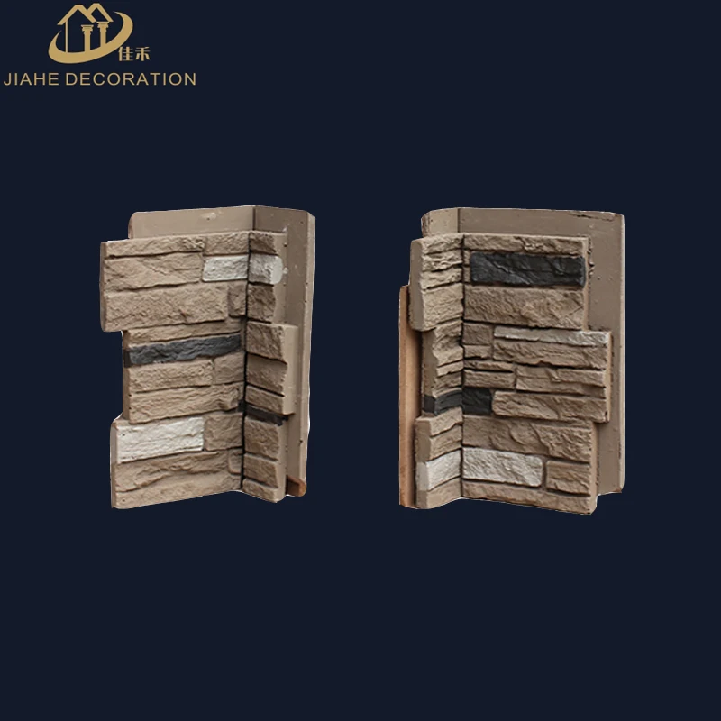 
exterior PU foam /polyurethane faux wall brick wall corner faux brick and stone decorative elements 