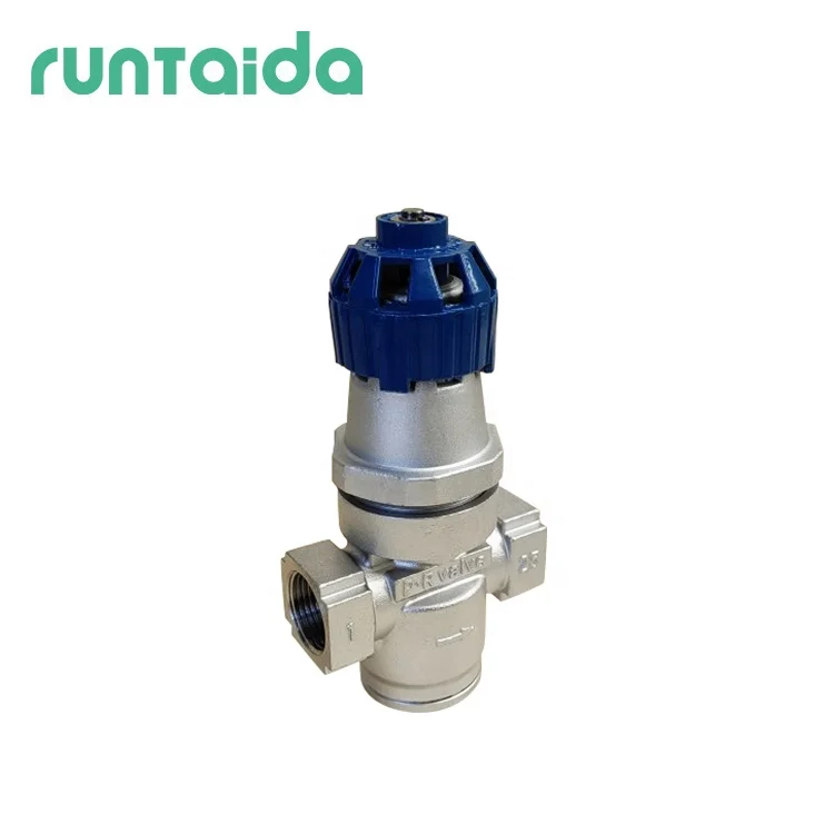 PN16 stainless steel bellows thread reducing pressure relief valve