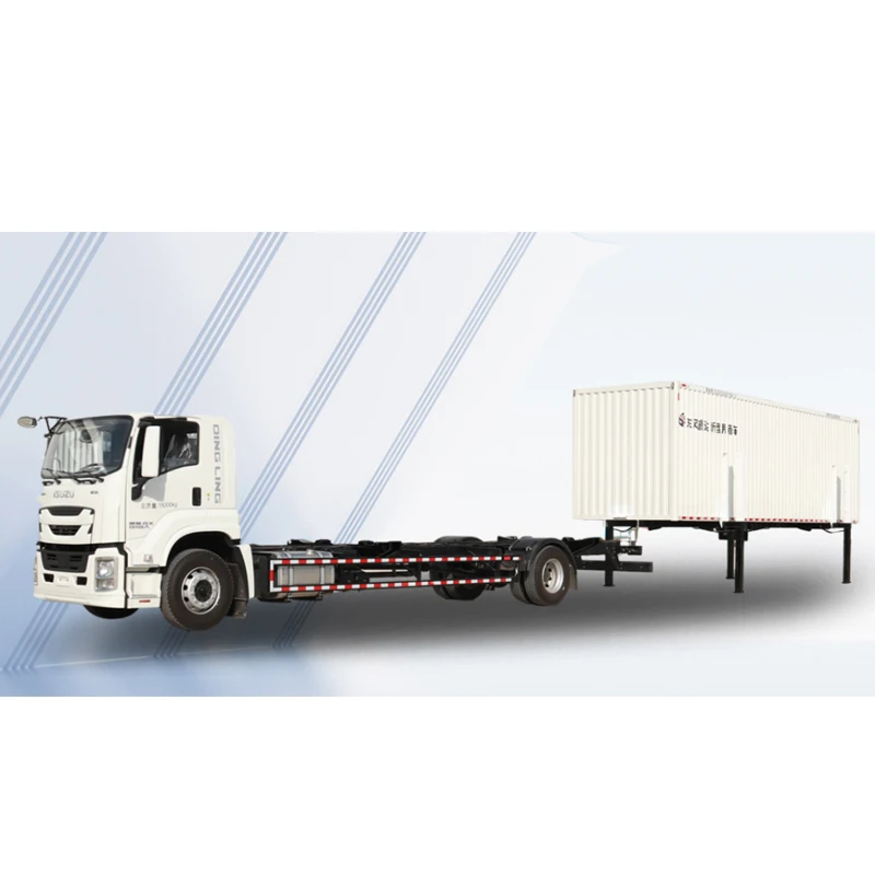 Low Price Isuzu 4*2 15 Ton Detachable Swap-Bodie Vehicle Van Cargo Truck