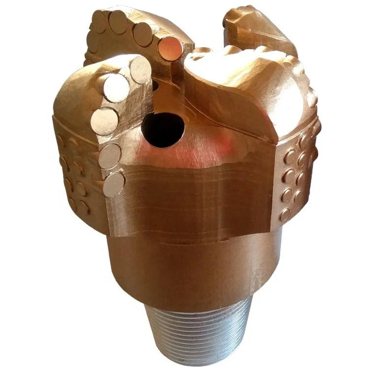 Инструмент для бурения 3 лезвия Pdc шаг бурения Драг бит для нефтяного месторождения и бурения скважин на воду