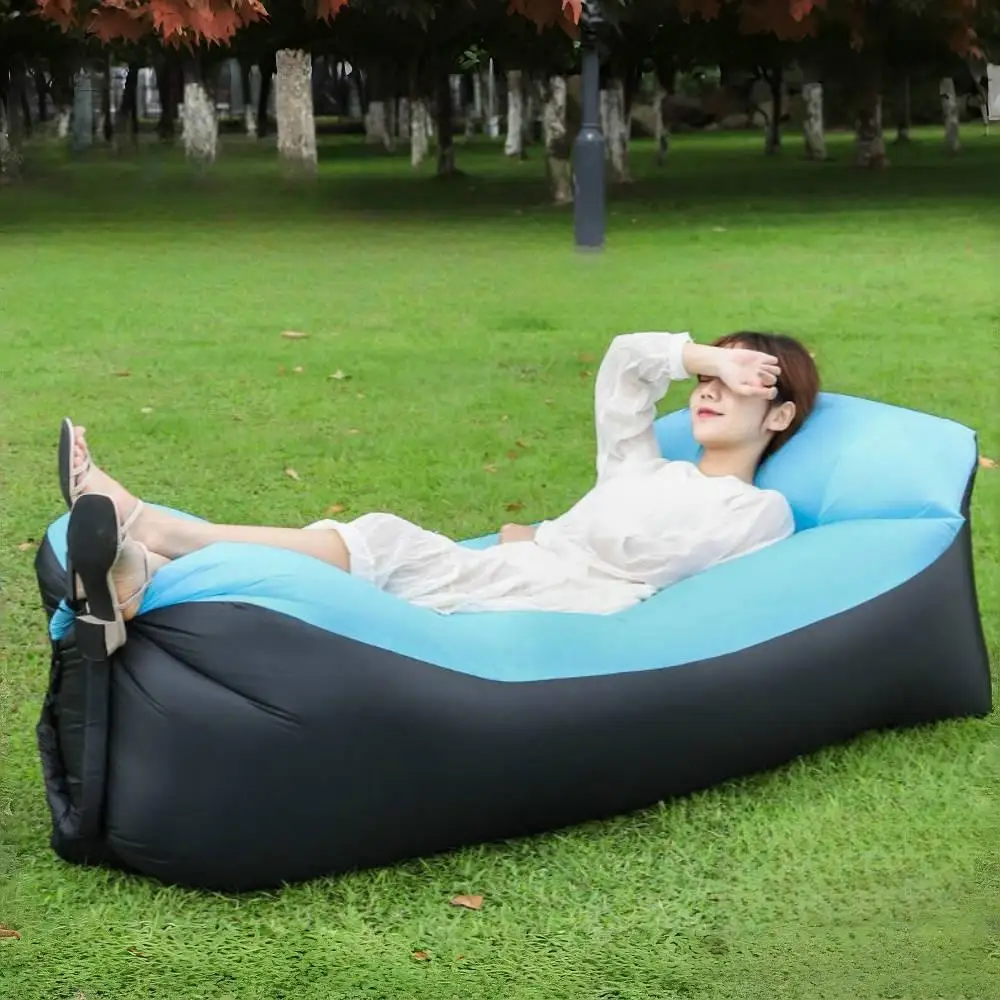 Wholesale Hot Selling Camping Accessories Air Sofa Inflatable Sofa Couch Outdoor Beach Lazy Sofa Lounger