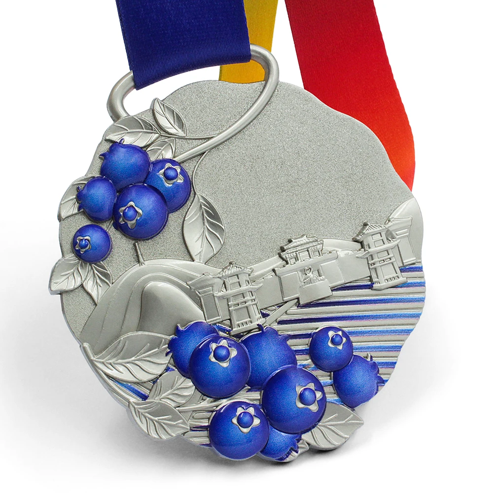Folk Art Sports Race Award Medals Gold Blank Metal Plated Custom Made 3d Europe Marathon Medal Medals and Trophies