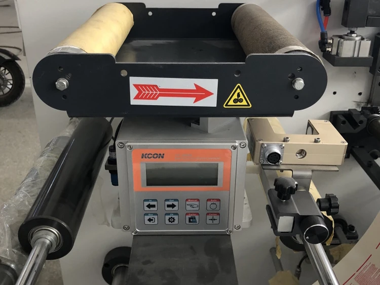 Narrow webs sticker labels roll print 320mm one 2 3 4 colors flexographic letterpress printing machine