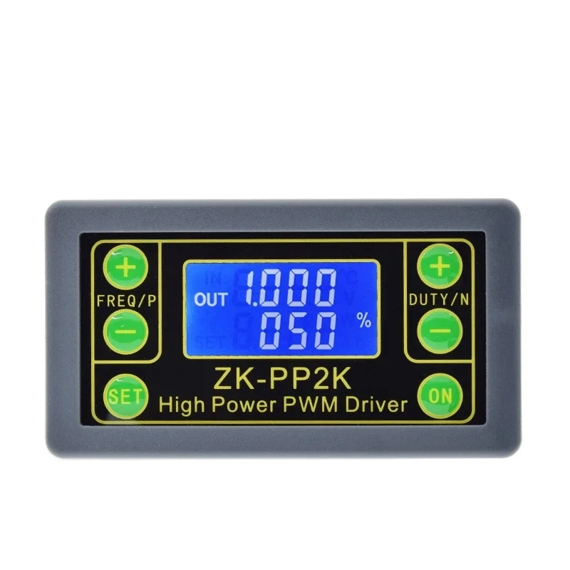 ZK-PP2K PWM DC 3.3~30V 12V 24V Motor Speed Controller regulator 8A 150W Adjustable LED Dimmer Pulse Frequency Duty Ratio
