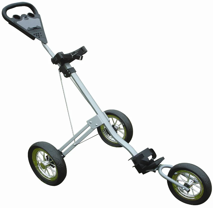 High Quality 3 Wheels Golf Portable Moving Push Pull Golf Carts Trolley