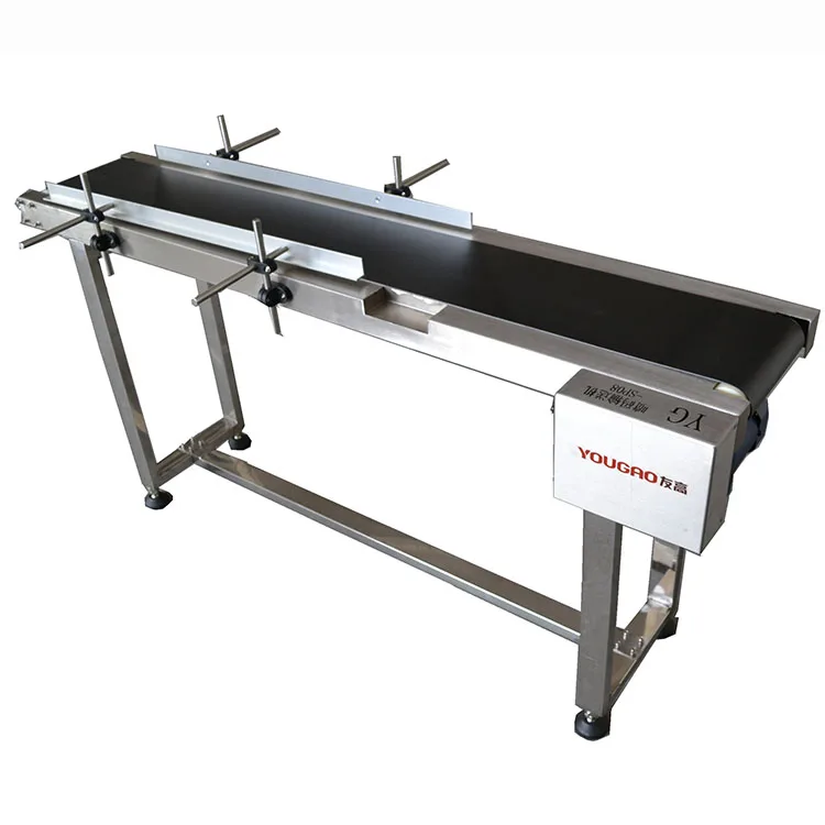 YG-SP08 Automatic bottle and goods transport coding conveyor for CIJ and TIJ printer device