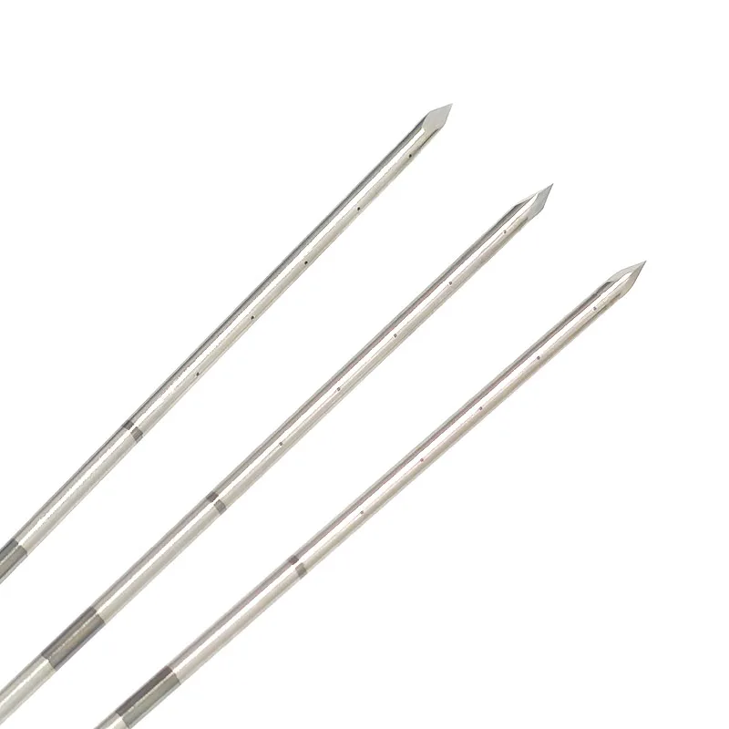tri-Beveled Stainless Steel Piercing Needles Medical Grade sharpened needle for 6 8 11 12 13 14 15 16 18 20G