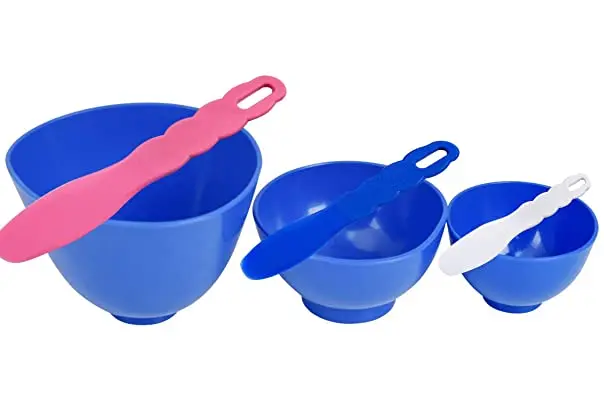 Dental use Mixing Spatulas Spoon and Bowl, Plastic Dental Spatula For Mixing Medical plastic pvc