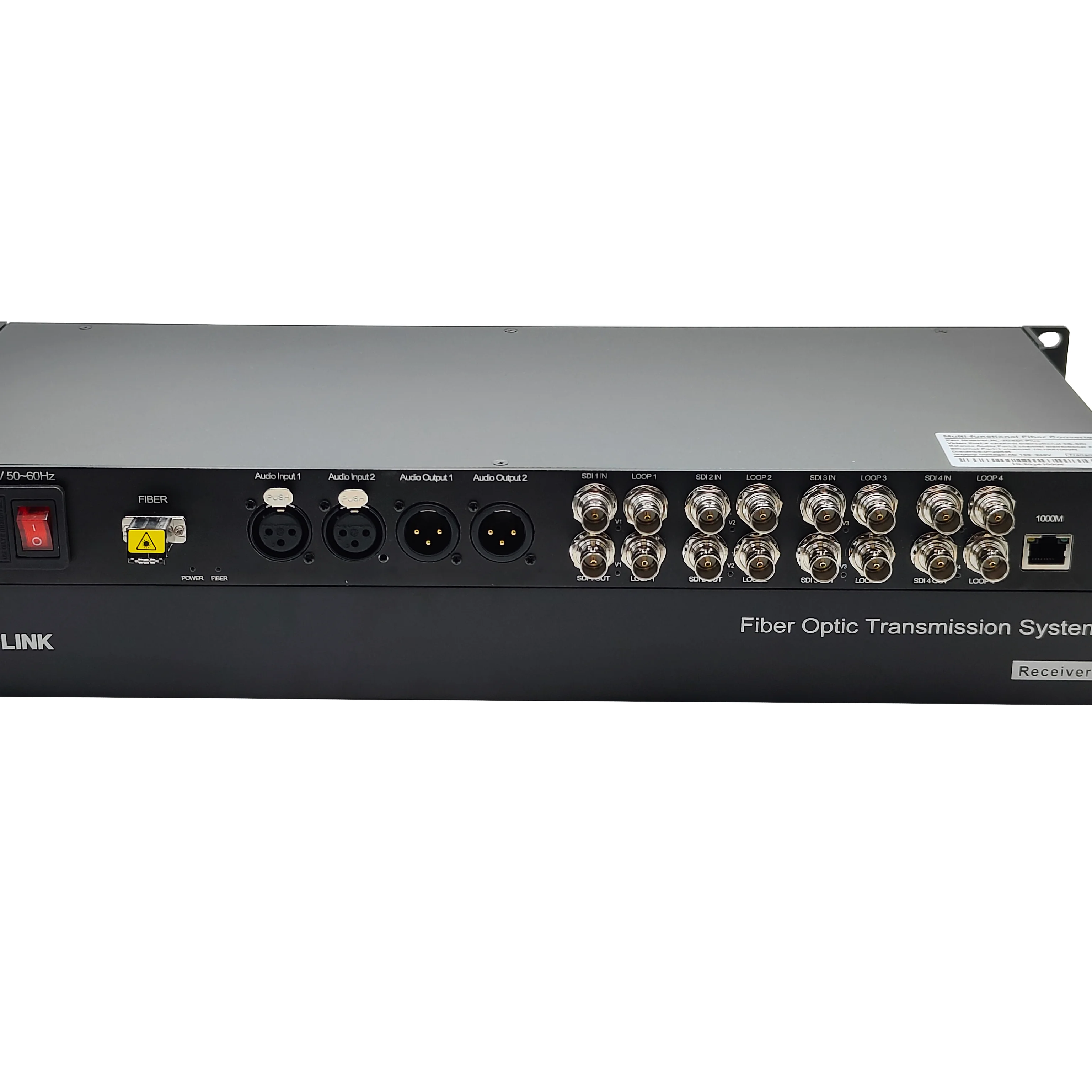 3G SDI Video and Ethernet To Fiber Converter 20KM SDI Fiber Optic Transceivers