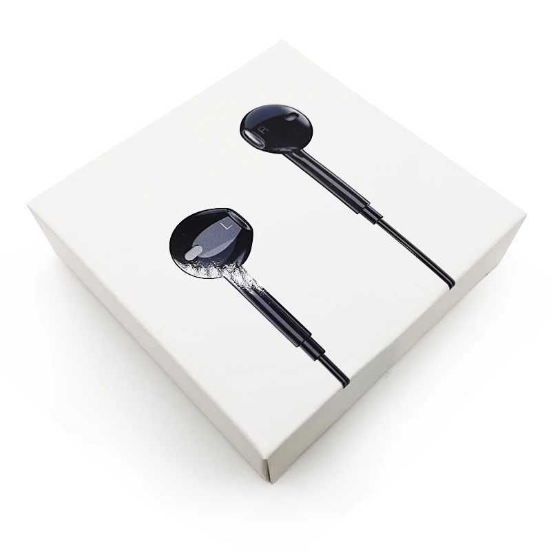 Customized Headphone Box Logo Printed Wired Earphones Box Mobile Phone Electronic Product Packaging Box