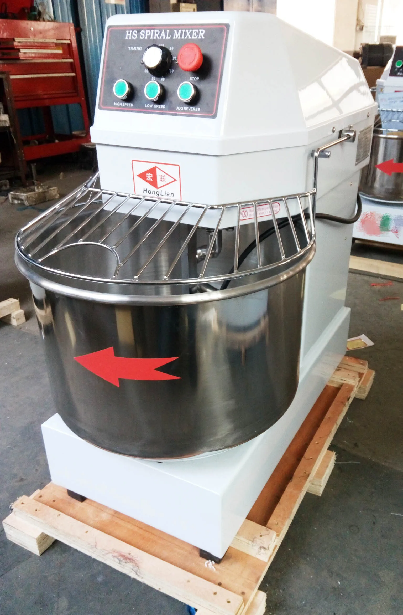 commercial industrial spiral mixer /automatic lift dough mixer 40L