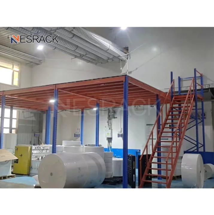 Mezzanine floor rack for warehouse storage warehouse shelves rack heavy duty warehouse pallet rack