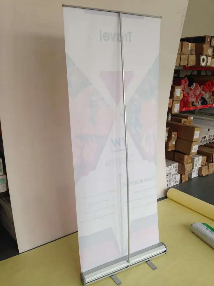 Wholesale Banner Stand Roll Up Banner Aluminium Display Stands Aluminum Retractable Banners for Advertising and Promotion