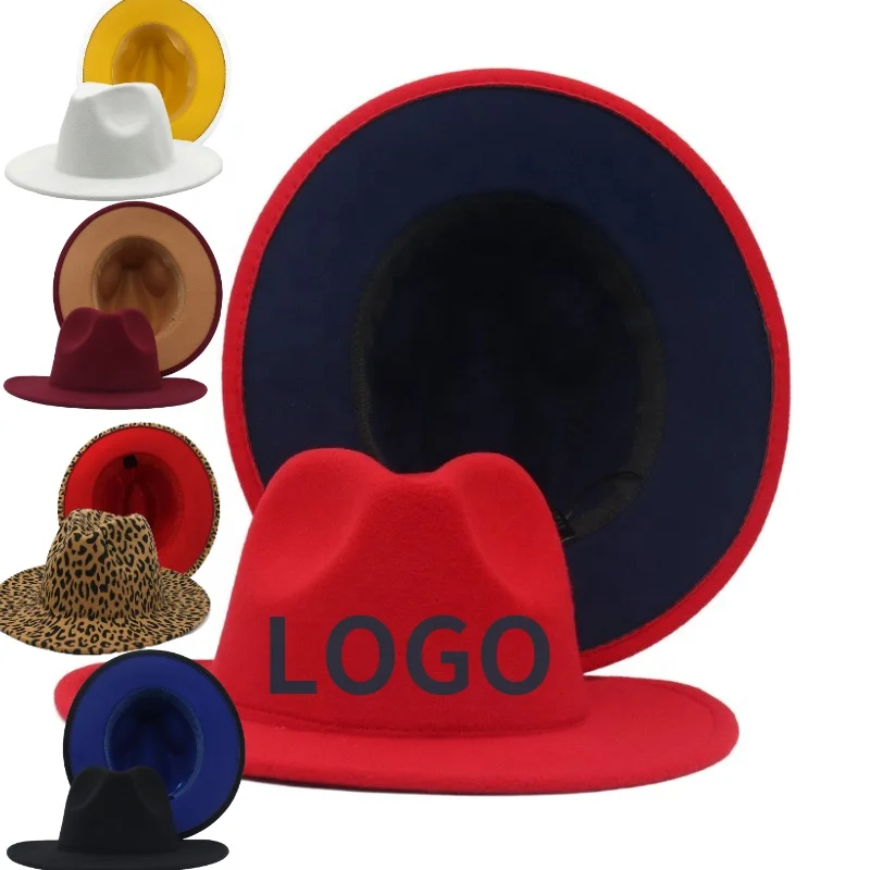 2023 new autumn australia wool bright colours winter high quality classic branded fur felt western winter FEDORA hats