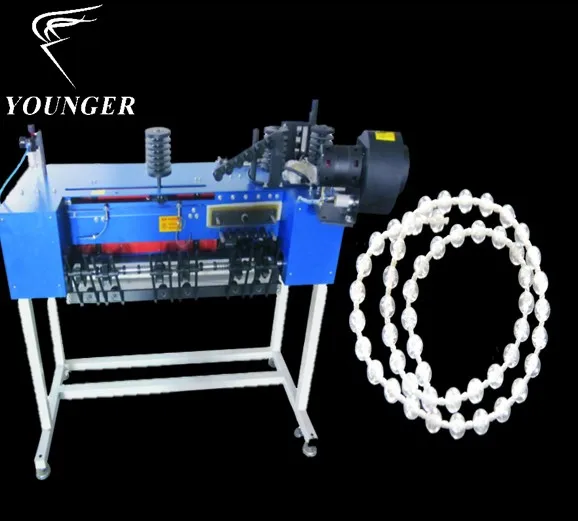 Roller blinds curtains endless bottom round rope ball Chain rolling device making machinery
