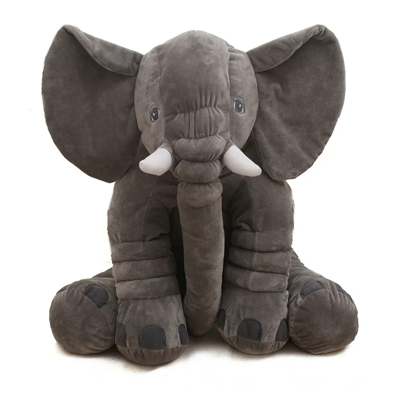 Hot Selling Wholesale Cute Elephant Stuffed Animal Plush Toys for Children Sleeping Best Gifts