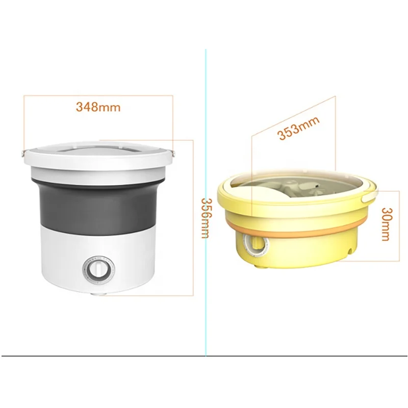 Factory Wholesales with CECB certificate  portable mini 4.8kg foldable washing machine