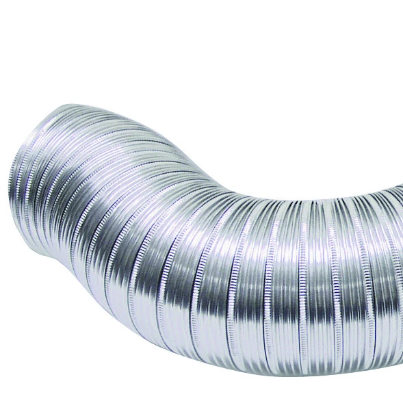 fireproof safe Heavy Duty Heat Resistant duct insulation types Aluminum Semi-Rigid Flexible Duct air duct for homedepot