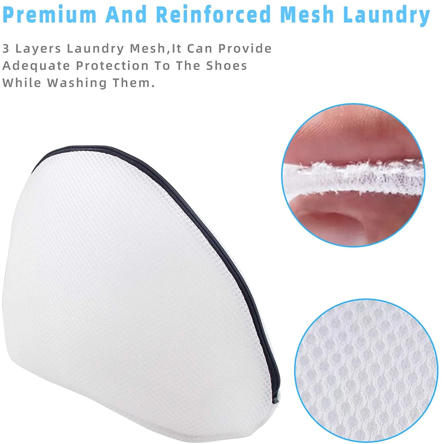 Hot Sale Laundry Bag for Sneaker Factory Outlet Reusable and Durable Mesh Shoe Wash Bag Thickened Shoe Wash Bag