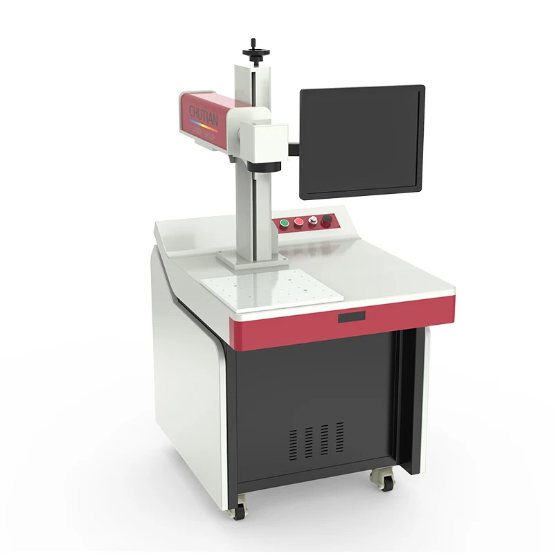 20 Вт 30 Вт 50 Вт лазерная печатная машина с логотипом, волоконно-лазерная маркировочная машина с источником raycus