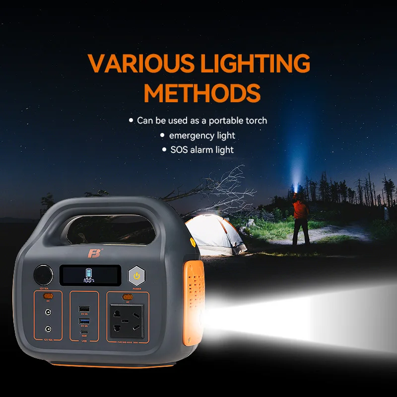 Custom portable power station 300w mini ups portable solar outdoor generator power supply