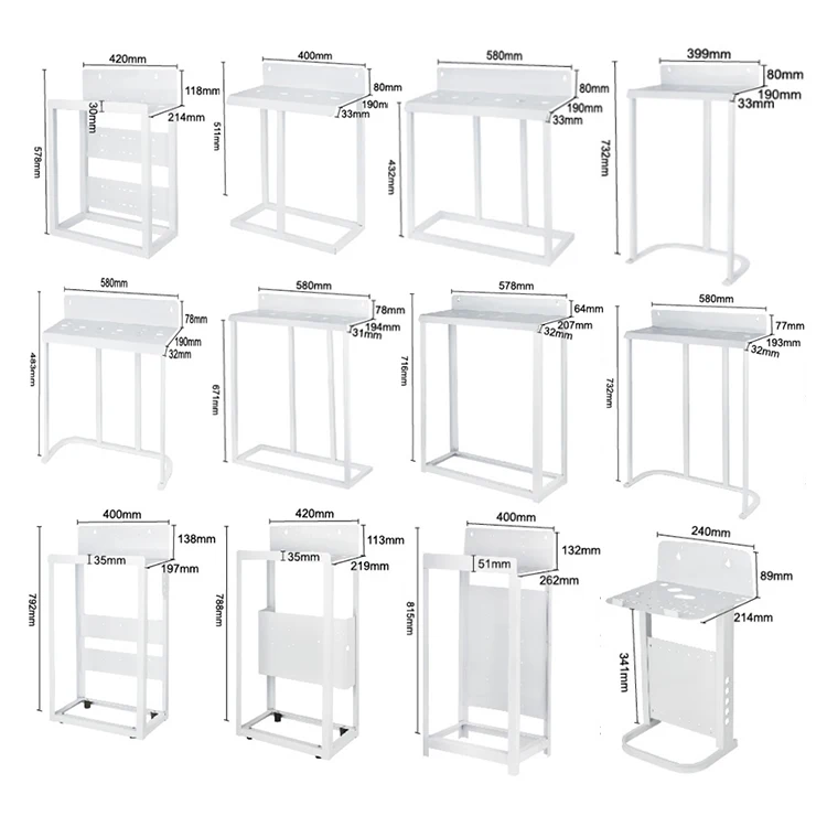 One Stage/Single Stage Metal 10inch 20inch Slim/Big Blue Ro Bracket RO Water Metal Bracket