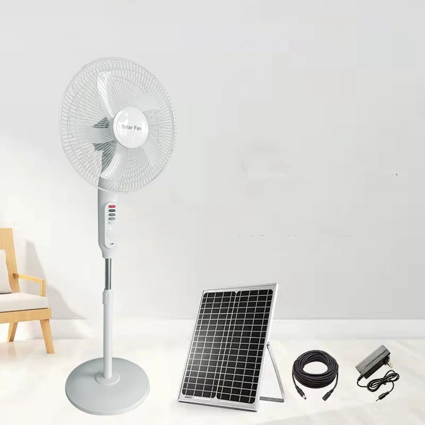 Solar Powered Ceiling Fan Best price 16 inch stand fan home electric  12v  solar fan pakistan /